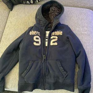 Abercrombie navy blue jacket